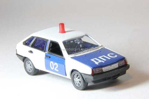 VAZ-2109 Lada Samara hatchback 5-doors DPS traffic police Agat Mossar Tantal 1:43