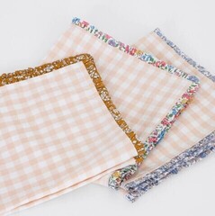 Салфетки текстильные в клетку "Liberty of London" 4 шт