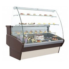 POLUS  Кондитерская витрина K95 SM 1,5-1 (ВХСд-1,5 Полюс), 1480х990х1400,  +0...+7С