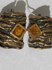Друя (серьги из серебра)