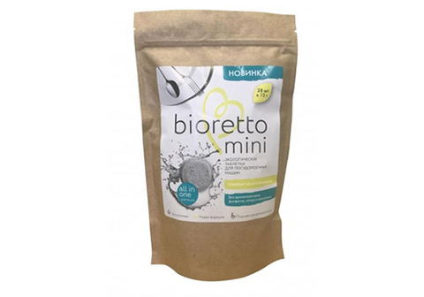 Экологические таблетки для посудомоечных машин Bioretto, 364г