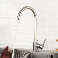 Смеситель для кухни, Frap, с картриджем, нерж, F41899-2