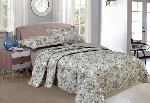 Комплект постельного белья с покрывалом Доминика №1 (волна)
