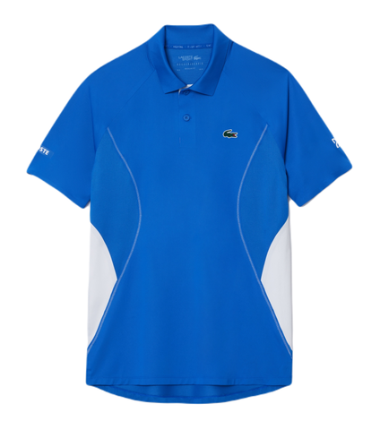 Теннисное поло Lacoste Tennis x Novak Djokovic Ultra-Dry Polo - ladigue blue
