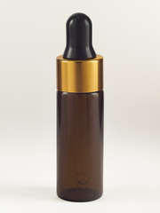 Коричневый стеклянный флакон с пипеткой 5 мл. Пробник