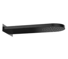 Remer 350MMNOX Верхний душ настенный 50x20 см Remer 350MMNOX, черный матовый фото