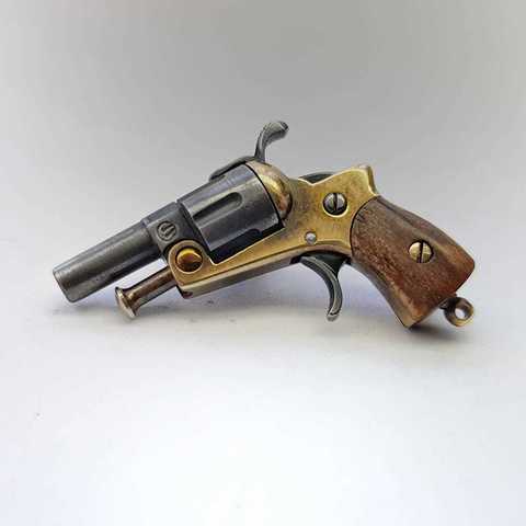 Miniature 2mm pinfire revolver