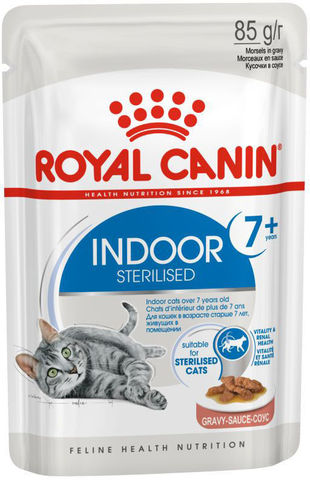 Royal Canin Indoor 7+ пауч для кошек старше 7 лет (в соусе) 85 г