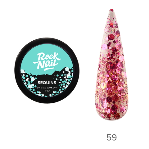 Гель-краска RockNail 59 Atomic Lollipop 5г