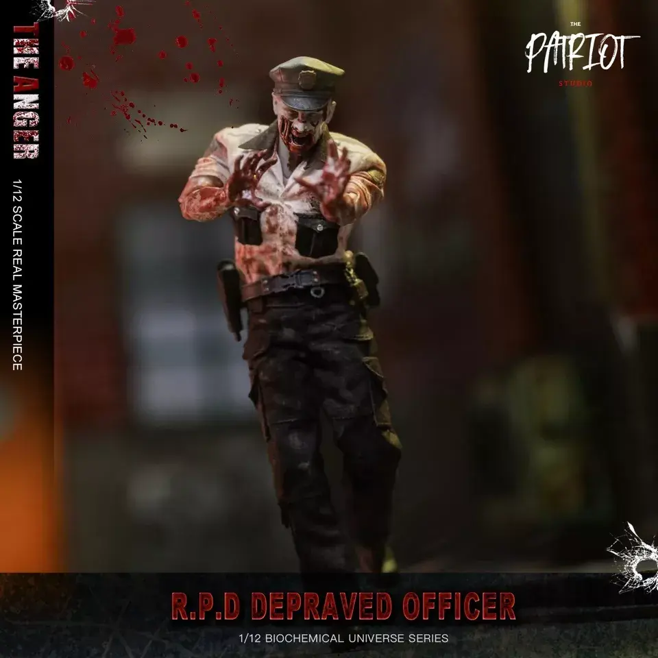 Фигурка Офицер полиции Anger масштаб 1/12 Resident Evil