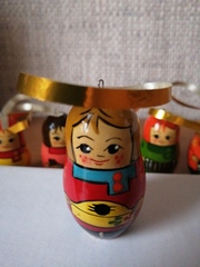 Матрешки -елочные украшения