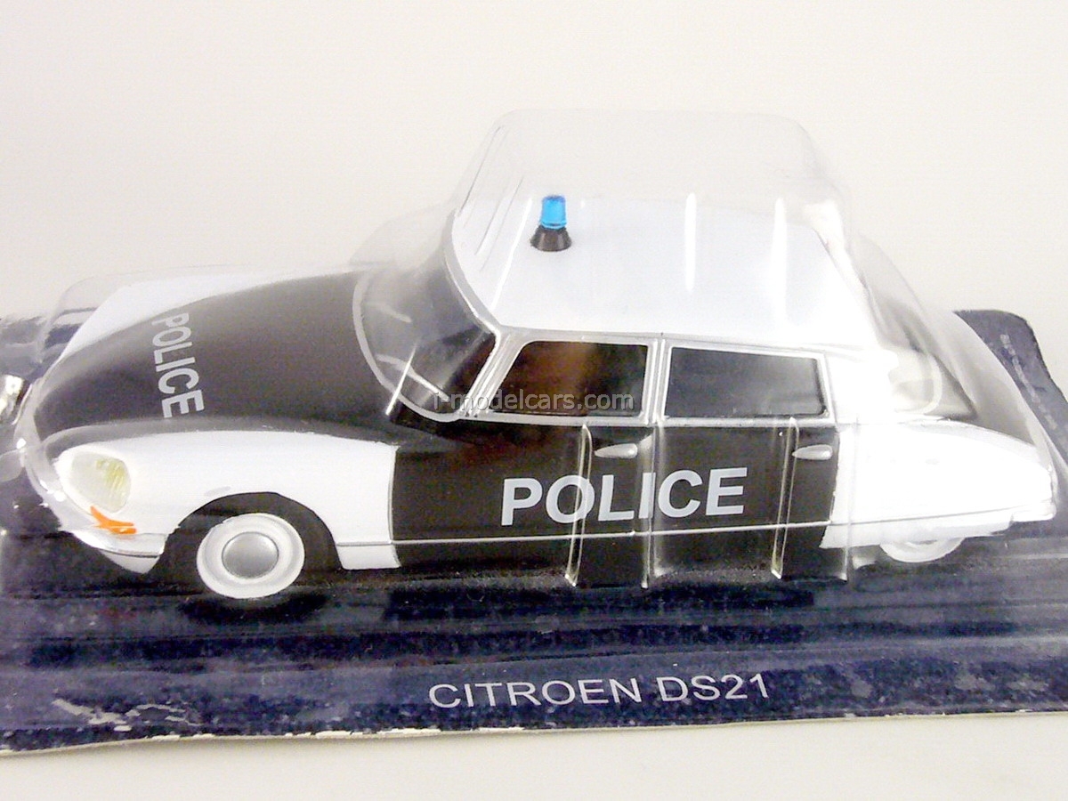 Citroen DS21 Police car of France 1962 Diecast Metal model 1:43 Deagostini