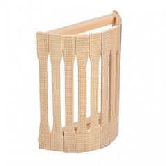 АБАЖУР ДЛЯ СВЕТИЛЬНИКА УГЛОВОЙ "РОГОЖКА" 31*9*22 СМ, ЛИПА (1/3) "БАННЫЕ ШТУЧКИ", 217779