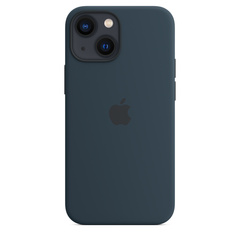 iPhone 13 mini Silicone Case with MagSafe Abyss Blue