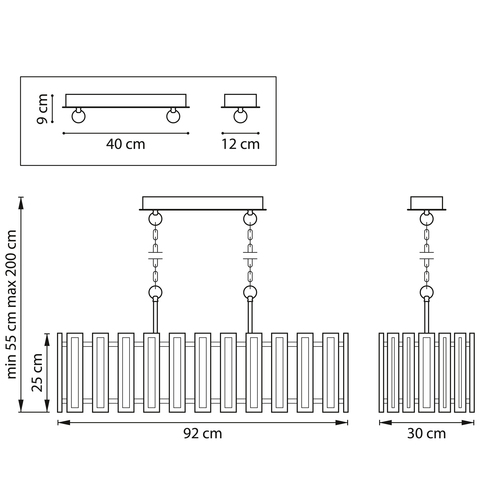 Подвесная люстра Agave Lightstar 712164