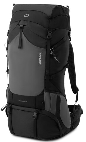 Картинка рюкзак туристический Kanrock Charger 110+15 Charcoal Black - 1