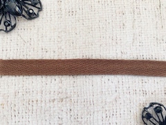 Лента киперная, хлопок, ш. 1 см, коричневый