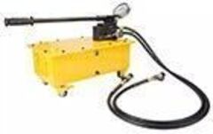 Насос ручной гидравлический НРГ 700-6.0-2 (700бар, 6.0л), двухступенчатый, с манометром, двустороннего действия (с двумя