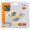 FIXSEN FX-87005А Крючок двойной золото-сатин Fixsen Comfort Gold (FX-87005A)