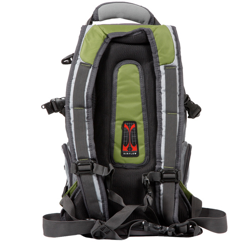 Рюкзак Wenger Narrow Hiking Pack, серый/серебр./зеленый, 23х18х47 см, 22 л