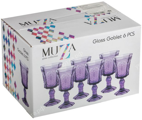 Набор бокалов для вина Lefard Muza Color 