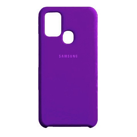 Силиконовый чехол Silicone Cover для Samsung Galaxy M31 (Фиолетовый)