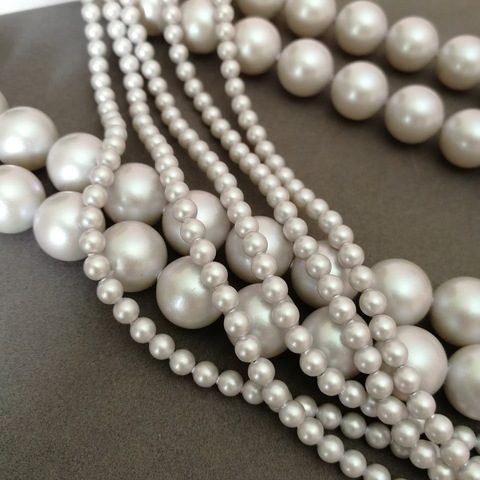 Жемчуг 2 мм Сваровски Iridescent Dove Gray Pearl