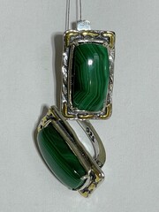 Эгине (серьги из серебра)