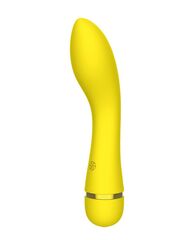 Желтый перезаряжаемый вибратор Whaley - 16,8 см. - 