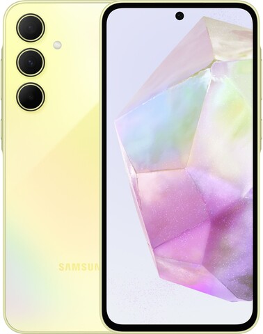 Смартфон Samsung Galaxy A35 5G 6/128 ГБ, Dual nano SIM, желтый (Global)
