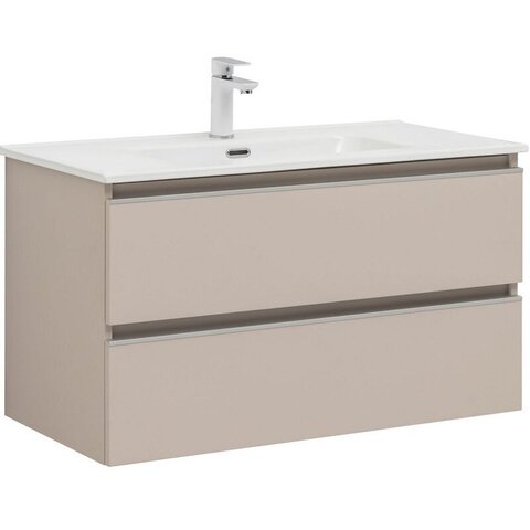 Aquanet 337944 Тумба Вега 2.0 90 2 ящ. цв.бежевый (337944)
