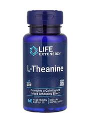 Life Extension L-теанин, 60 вегетарианских капсул (100 мг в 1 капсуле)