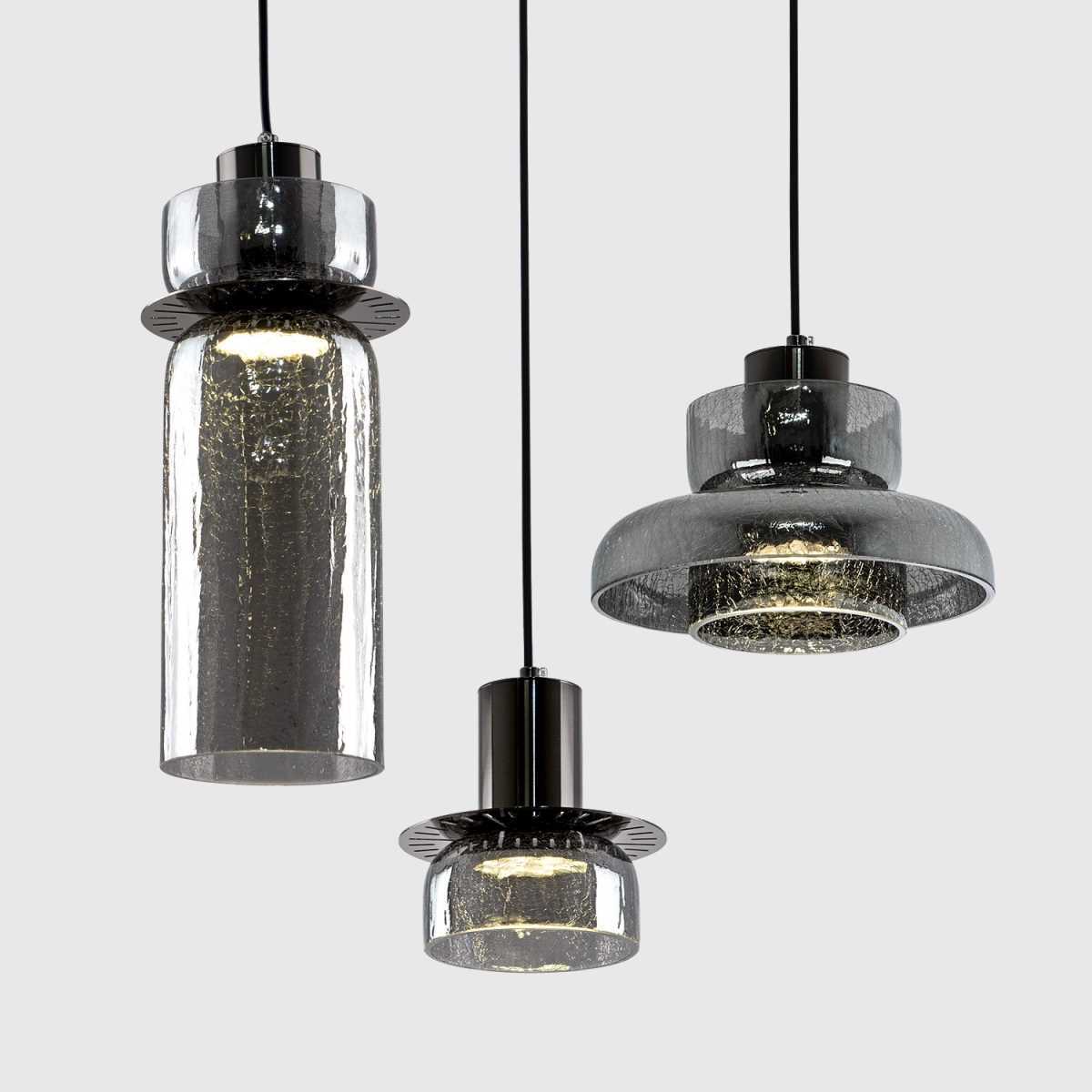 Подвесной светодиодный светильник Modelux Modestyle MS.1412.220 BK