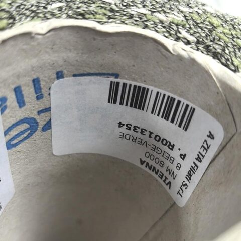 Фасонный меринос A ZETA FILATI VIENNA 800 белый с зеленым