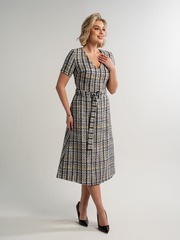 Платье твидовое Парижанка (серое) П15093-10М LT Collection