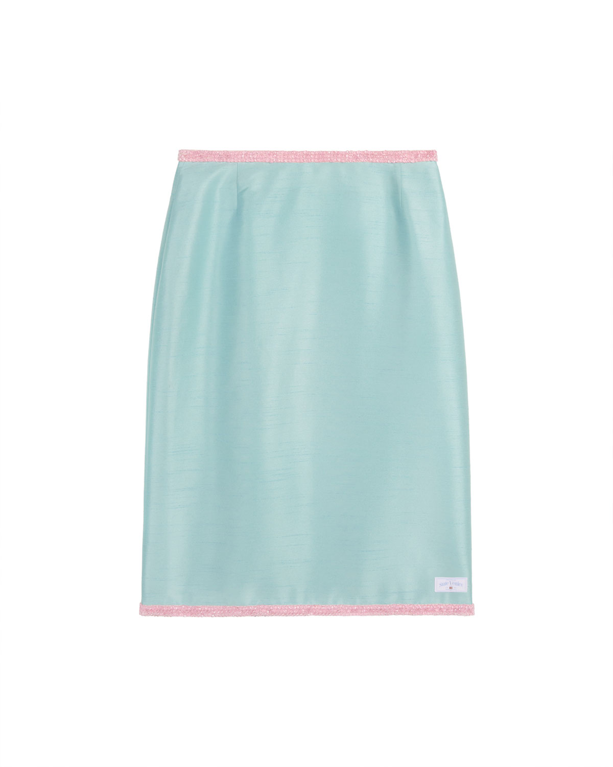 Расшитая юбка прямого кроя