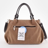 Сумка Саломея 607 эко-замша песочный