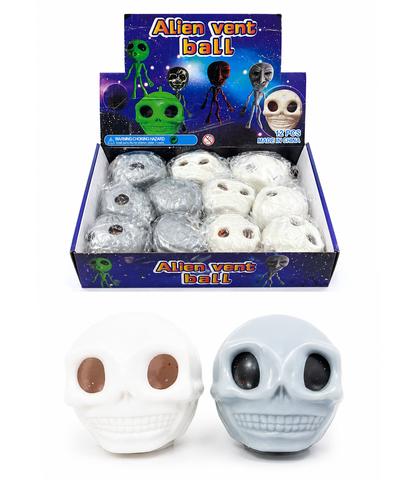 Антистресс Давилка Череп, в уп 12шт. цена за шт.