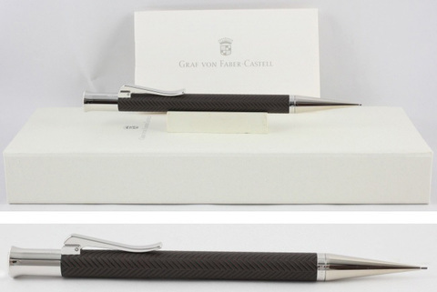 Карандаш механический Graf von Faber-Castell Guilloche Cisele Brown (136731)