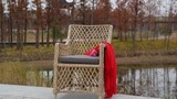 фото 3 "Латте" плетеное кресло из искусственного ротанга, цвет соломенный на profcook.ru