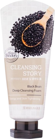 Welcos Kwailnara Cleansing Story Пенка для лица с экстрактами бобов Cleansing Story Foam Cleansing (Black bean)