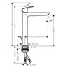 Hansgrohe Logis 71257670 Высокий смеситель для раковины (чёрный матовый)