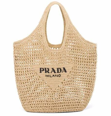 Женская сумка-тоут PRADA RAFFIA