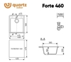 Ulgran Quartz Forte 460-08 Мойка кухонная космос