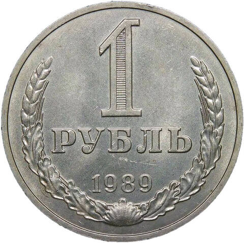 1 рубль 1989 год (XF-AU)