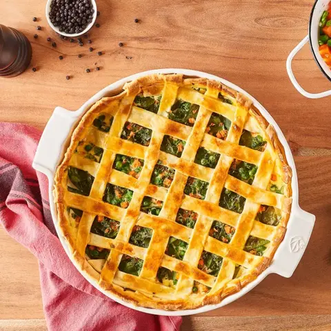 Форма для пирога 33см 2.2л Peugeot Ecru