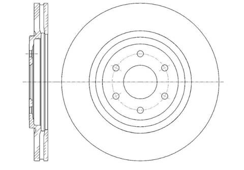 Диск тормозной вентилируемый G-brake  GR-21190