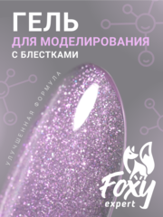 Гель для наращивания с блестками 