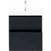 Aquanet 312875 Тумба с раковиной Aquanet Бруклин 60 цв. антрацит матовый (312875)