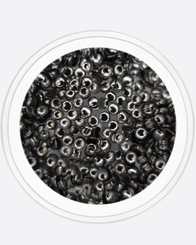 ARTEX Полусфера полая черное серебро 1,5 мм